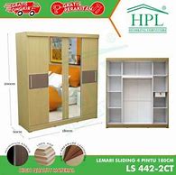 Harga Lemari Sliding 4 Pintu